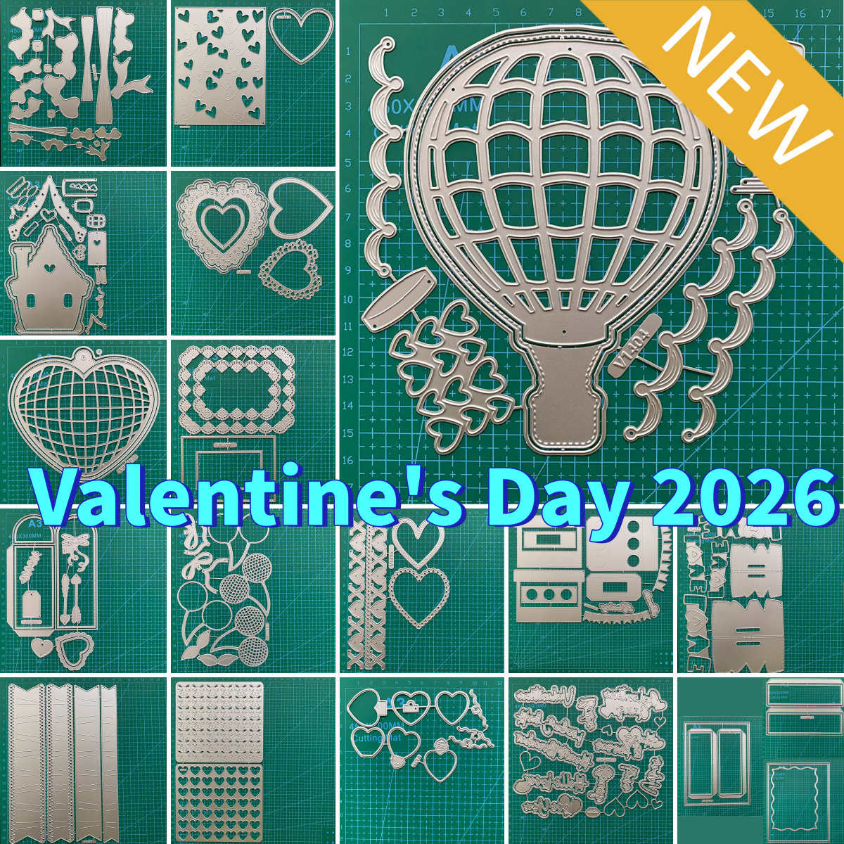 Interior Design Paper - Valentine ALove Metal Cutting Dies Clear