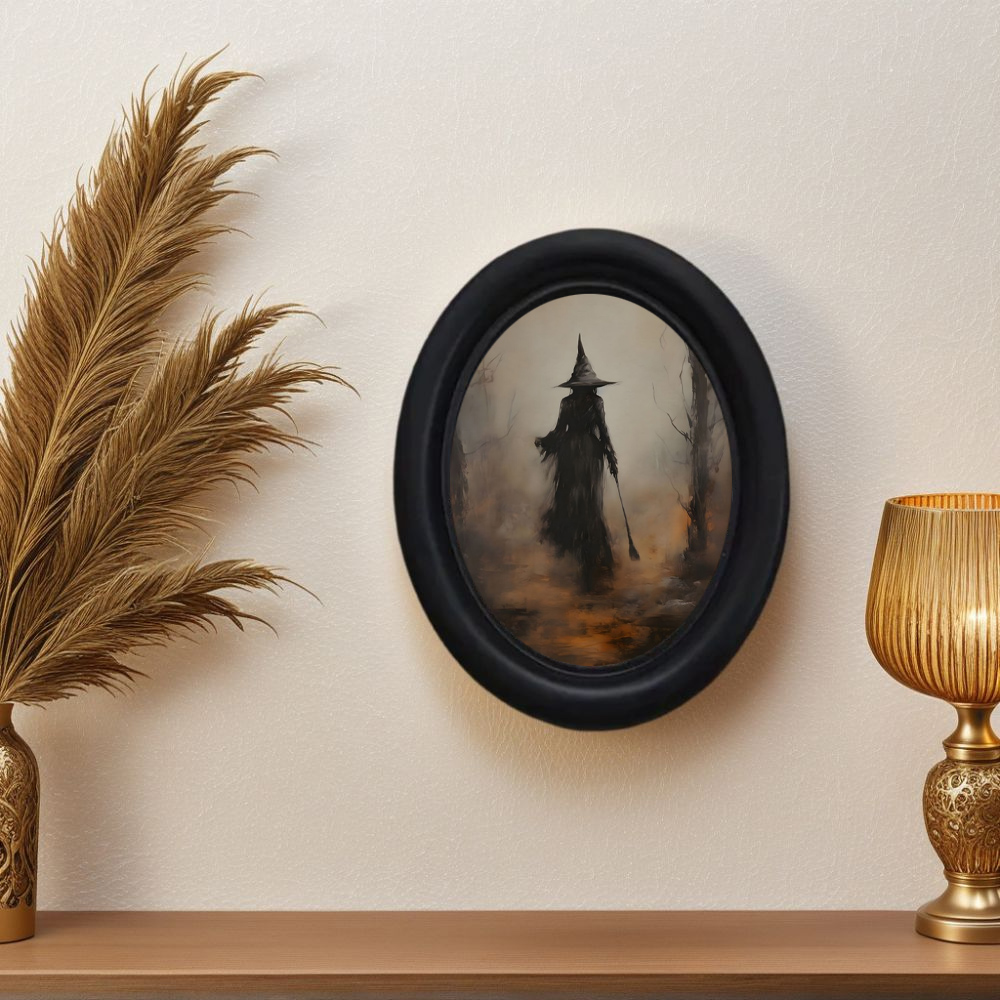 Interior Design Paper - 1 Piece of Retro Halloween Witch