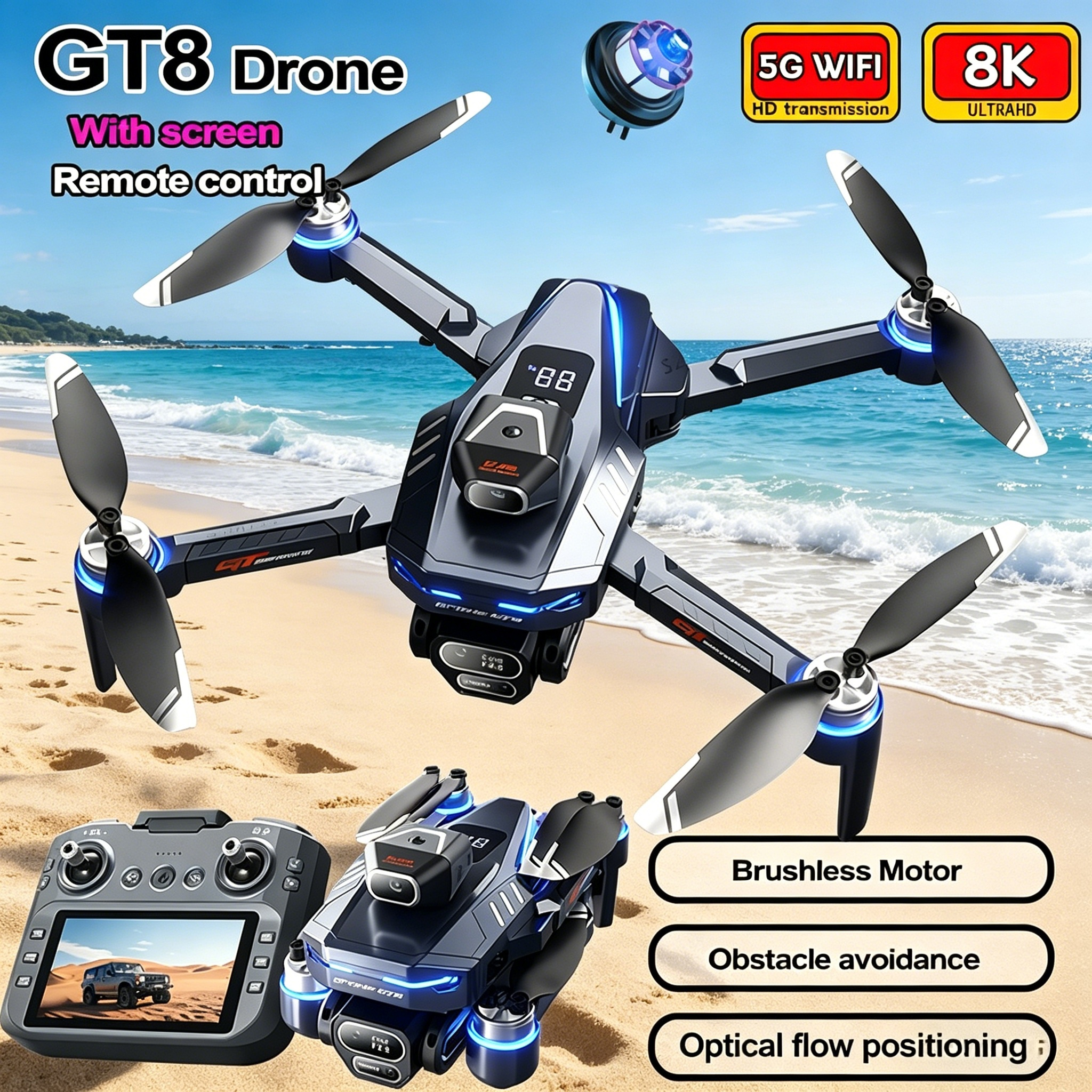 Interior Design Game - New Drone GT8 8K Professional HD