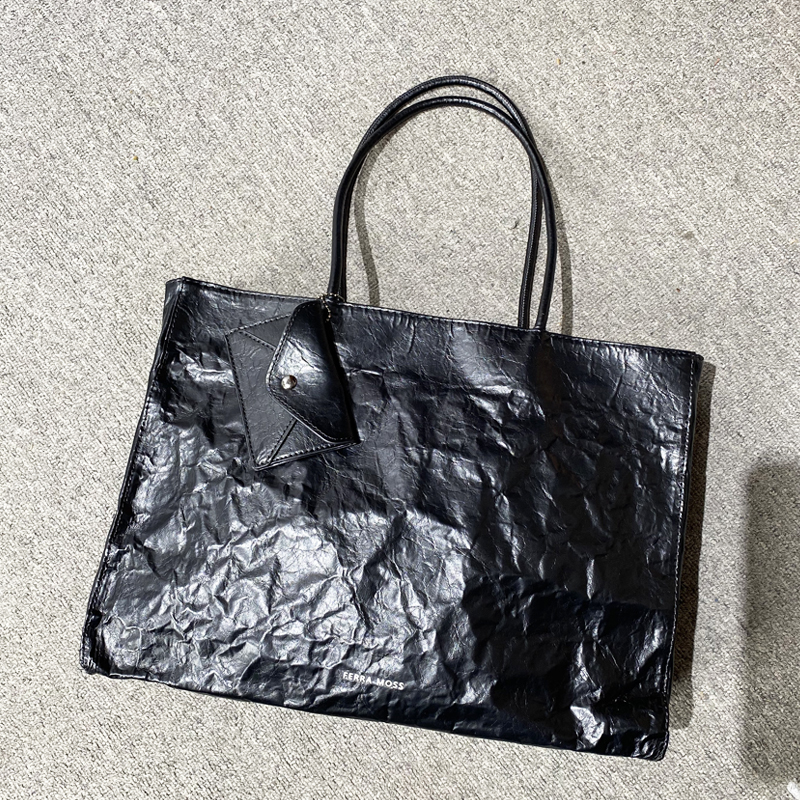 Korean Casual Kraft Paper Tote - Interior Design Paper avaliação e preço
