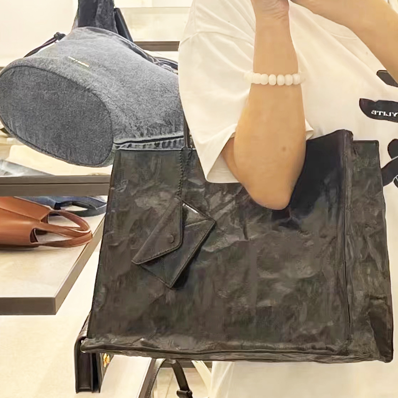Korean Casual Kraft Paper Tote - Interior Design Paper avaliação e preço
