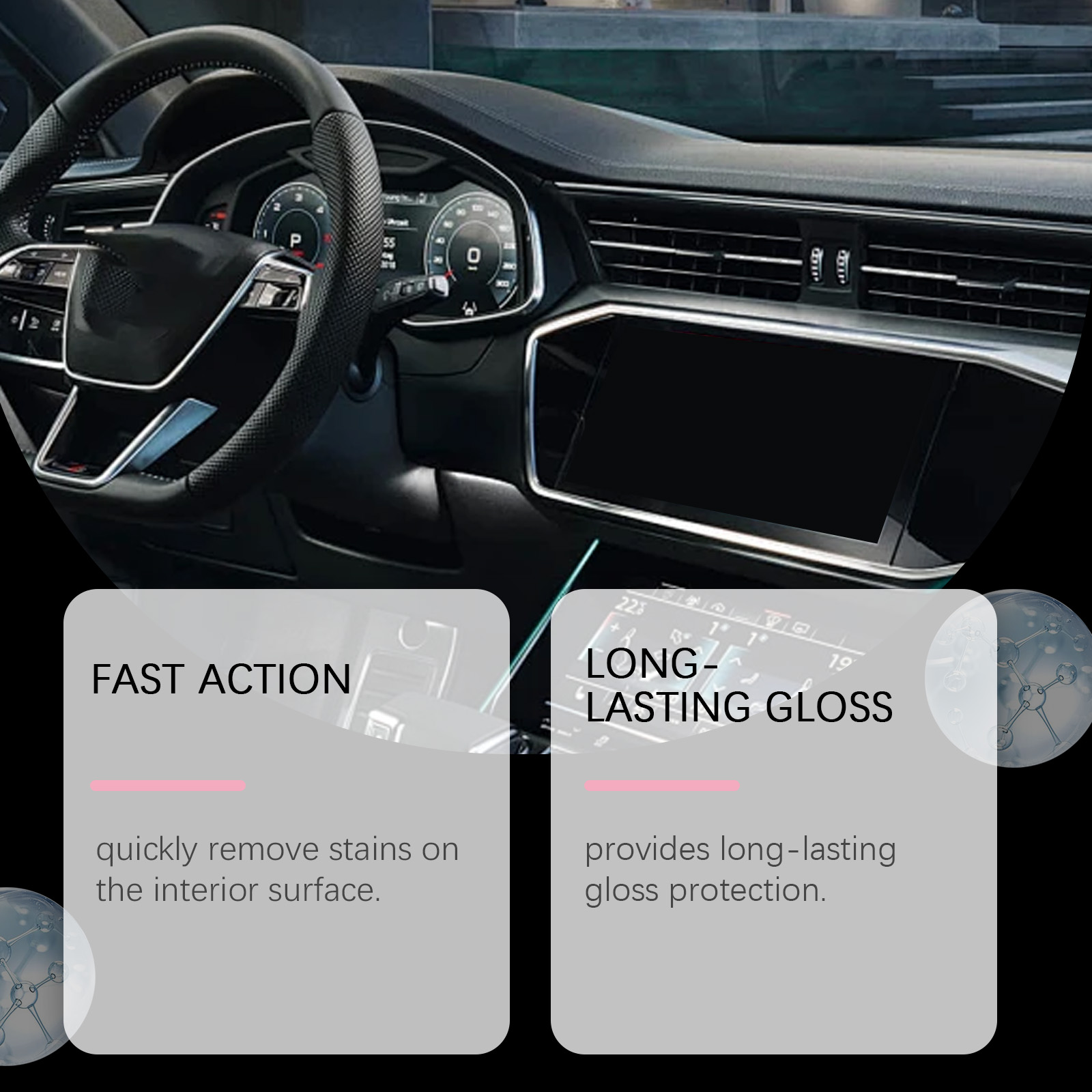 100ml Auto Interior Polish Car - Interior Design Tools avaliação e preço