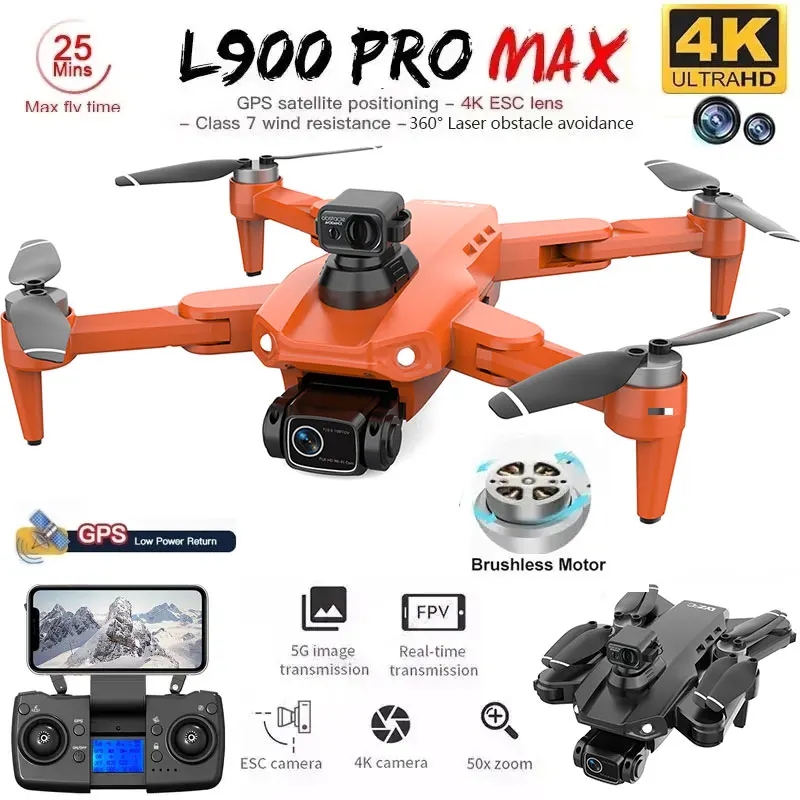 L900 Pro MAX GPS Drone 4K Prof - Interior Design Game avaliação e preço