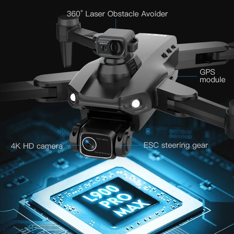 L900 Pro MAX GPS Drone 4K Prof - Interior Design Game avaliação e preço