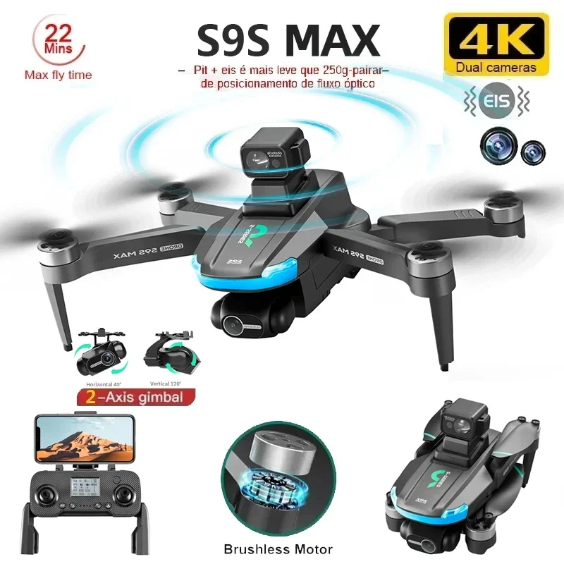 NEW S9S MAX MINI Drone 4K 2-Ax - Interior Design Game avaliação e preço