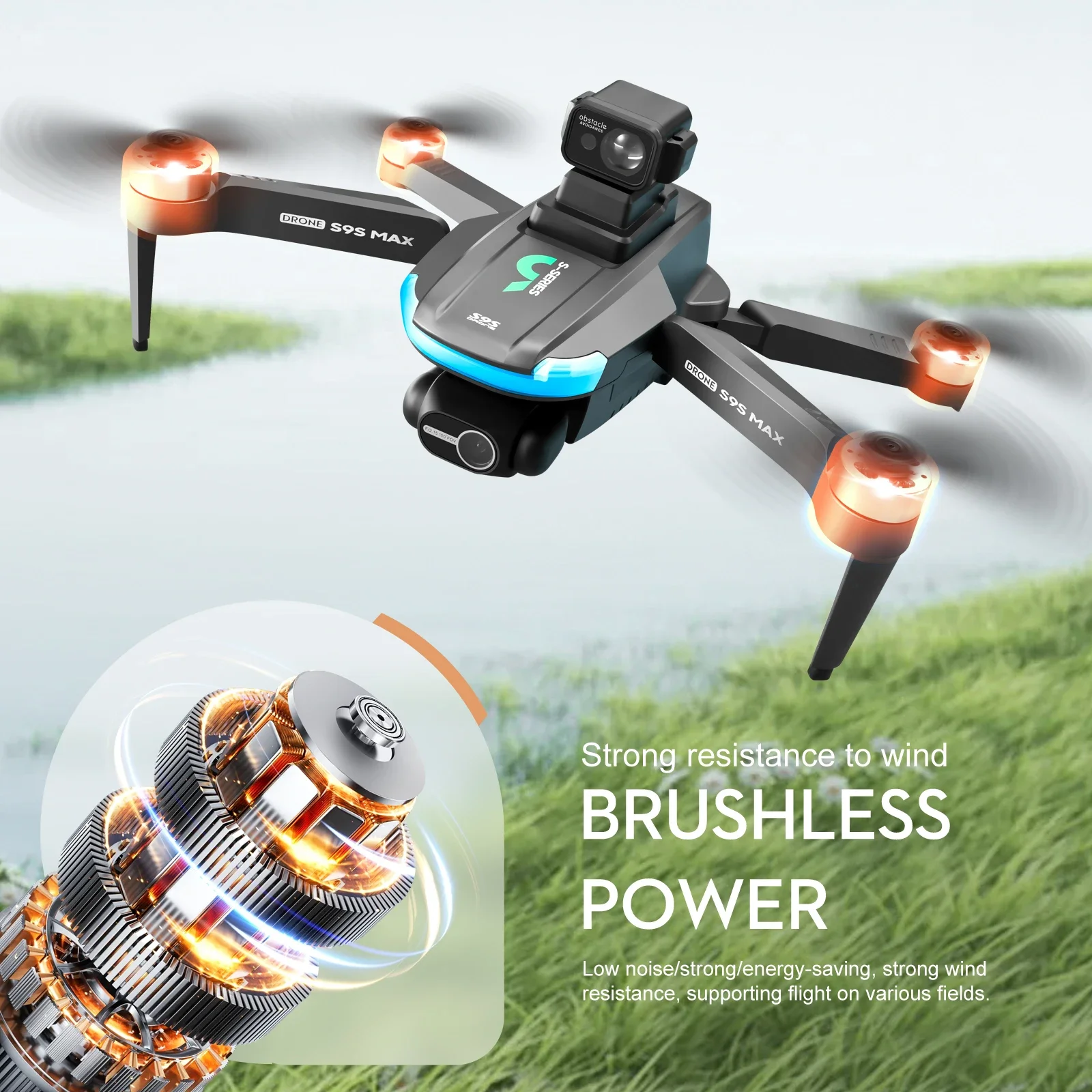 NEW S9S MAX MINI Drone 4K 2-Ax - Interior Design Game avaliação e preço