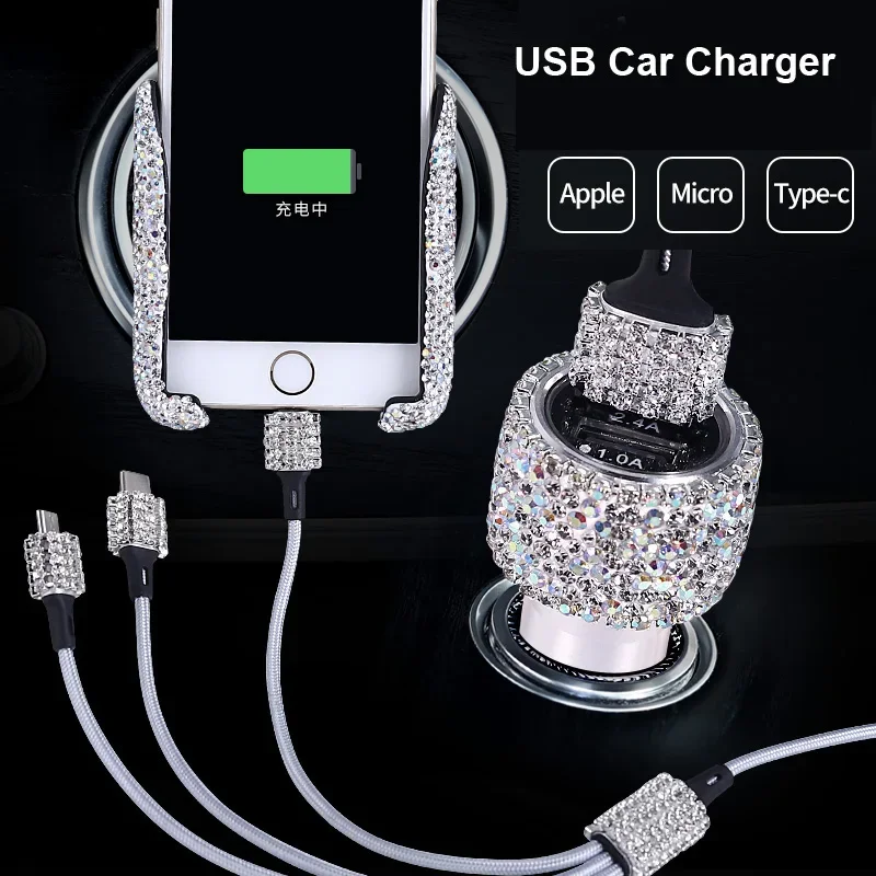 USB Car Charger 5V 2.1A Dual-P - Interior Design Women avaliação e preço