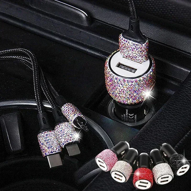 USB Car Charger 5V 2.1A Dual-P - Interior Design Women avaliação e preço