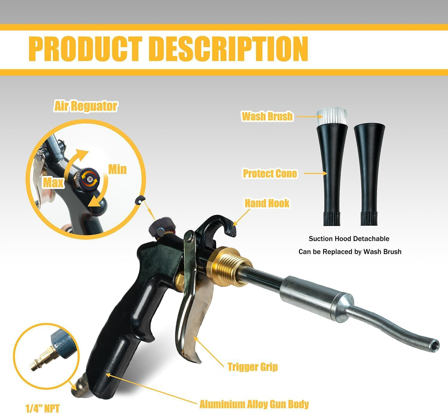 Tornador Air Blow Gun Car Inte - Interior Design Tools avaliação e preço