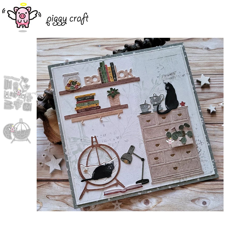 Piggy Craft metal cutting dies - Interior Design Paper avaliação e preço