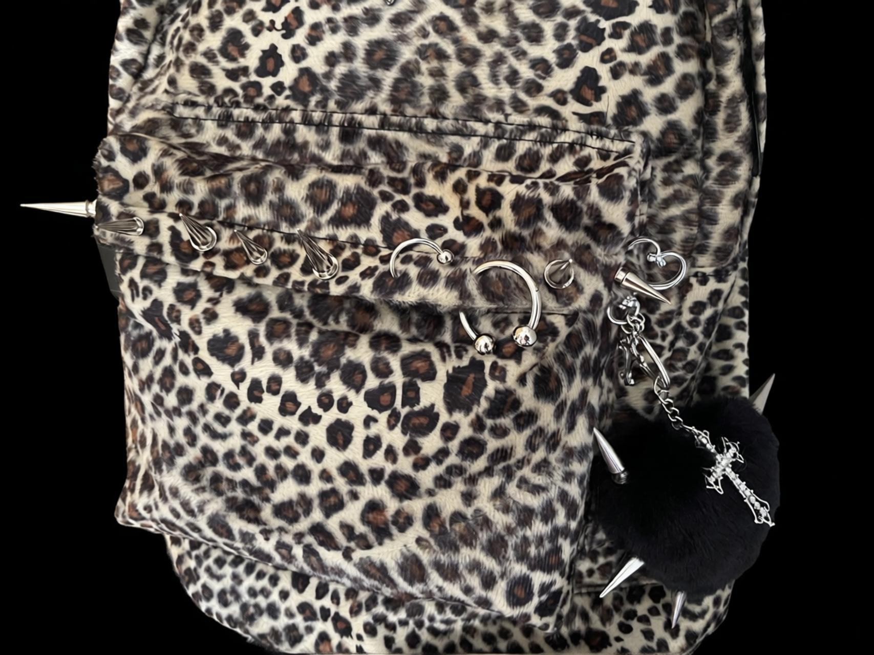 Large-Capacity Leopard Print B - Interior Design Women avaliação e preço