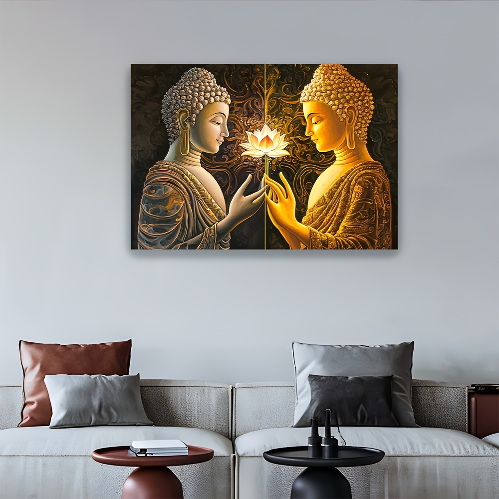 Buddha Lotus Wall Tapestry Spi - Interior Design Zen Style avaliação e preço