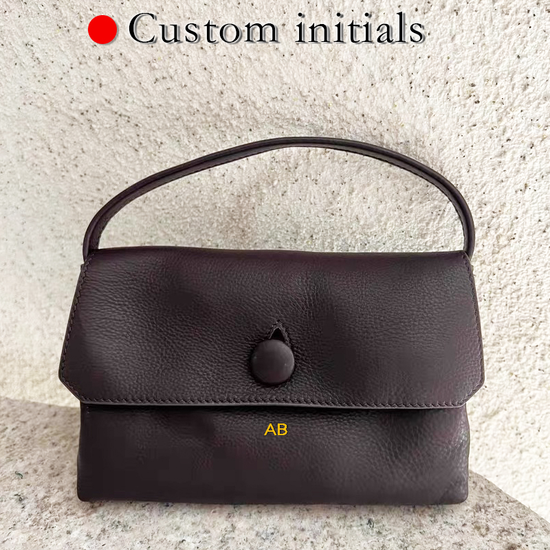 Custom Initials Genuine Leathe - Interior Design Women avaliação e preço