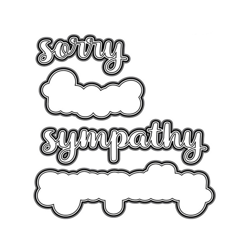 New 2022 Sympathy Words Clear  - Interior Design Paper avaliação e preço