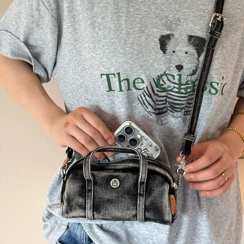 Korean Casual Mini Denim Box B - Interior Design Women avaliação e preço
