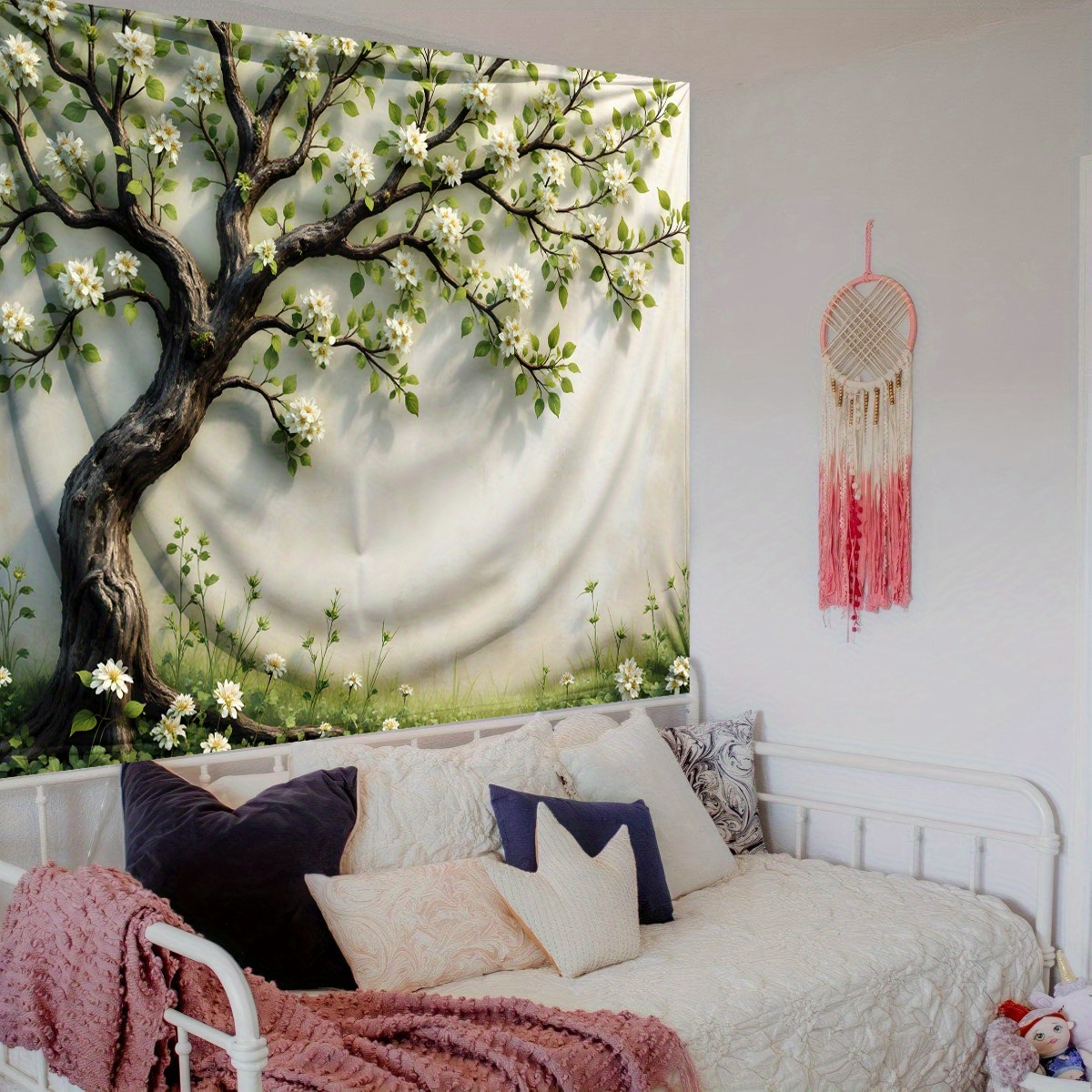 3D Blossoming Tree Wall Mural  - Interior Design Zen Style avaliação e preço