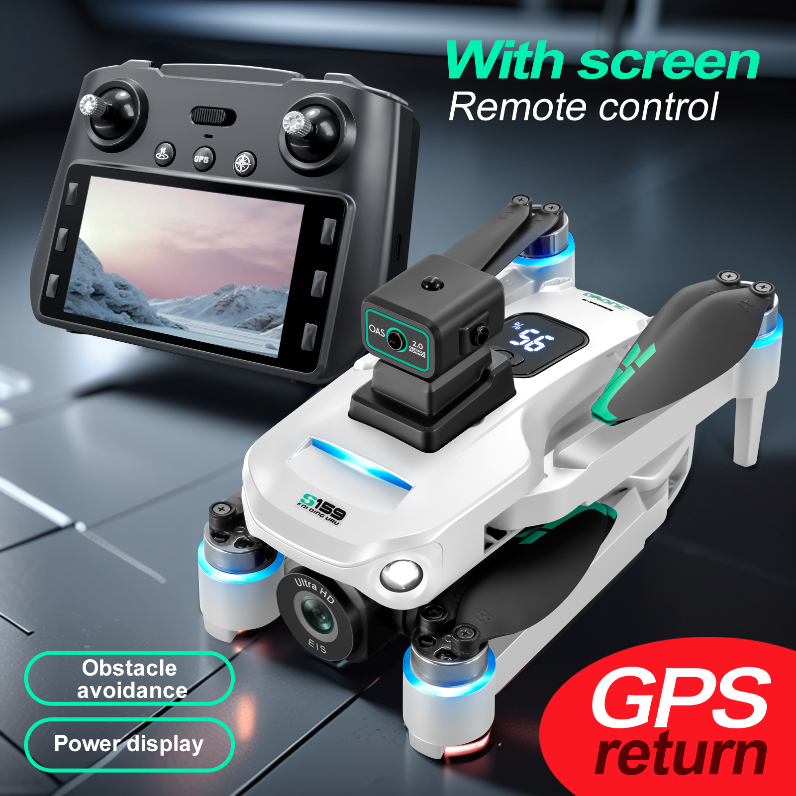 S159 GPS Drone 4K Profesional  - Interior Design Game avaliação e preço