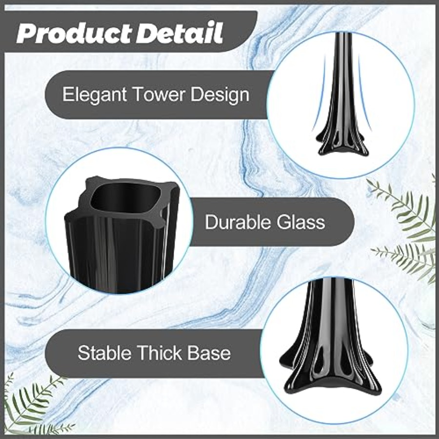 Wedding centerpieces glass bla - Fluted Vase Tall avaliação e preço