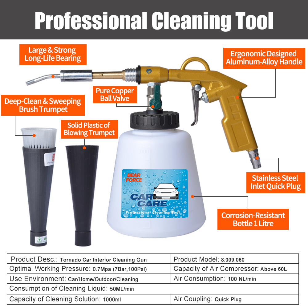 Tornado Pneumatic Air Foam Gun - Interior Design Tools avaliação e preço