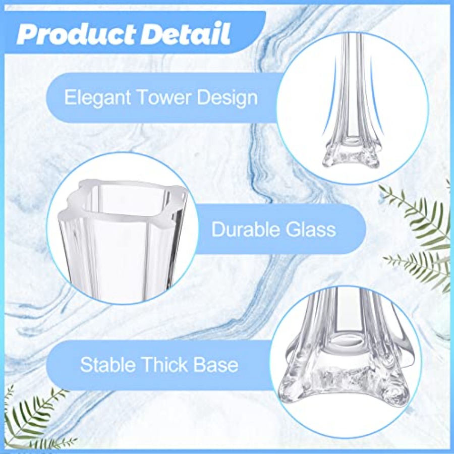 Wedding centerpiece vases: 12  - Fluted Vase Tall avaliação e preço